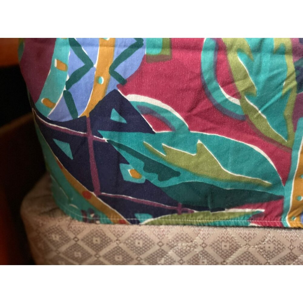 Fitted Full Size Sheet Used Colorful Tropical - Picture 8 of 9
